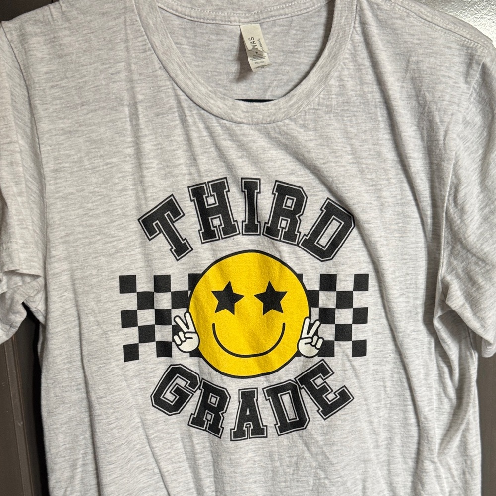 Bella Canvas Light Gray Third Grade Tee